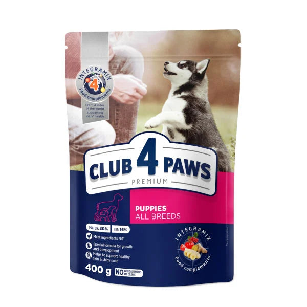 Club 4 Paws Hrana uscata catei toate rasele 0,4kg